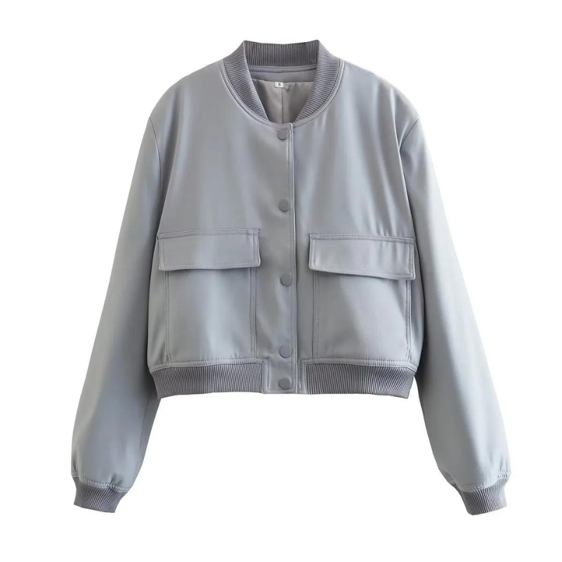 Streetwave Couture Bomber Jacket With Pockets Regular Fit Womens Essential For Everyday Chic