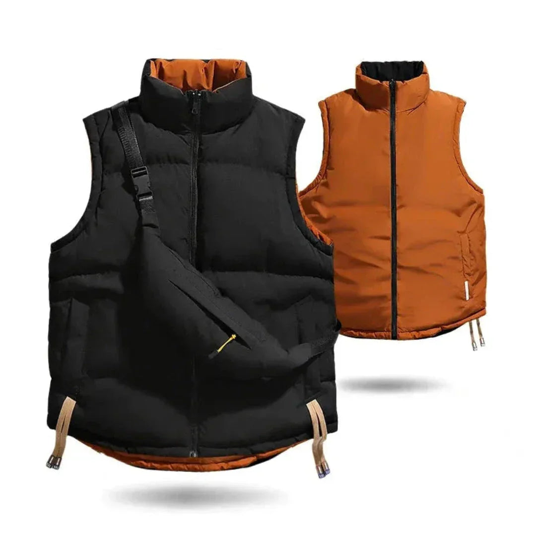 Reversible Vest Waylynn Devin Two Tone Windproof Unisex