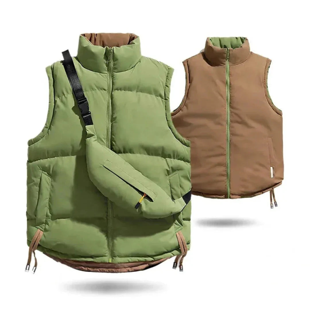 Reversible Vest Waylynn Devin Two Tone Windproof Unisex