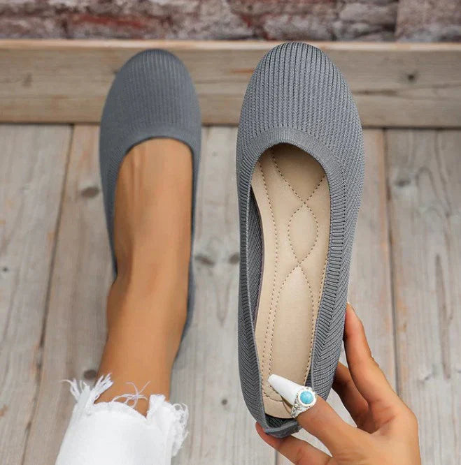 Streetwave Women Knit Slippers Cozy Orthopedic Support Indoor Shoes For Home Comfort And Relaxation