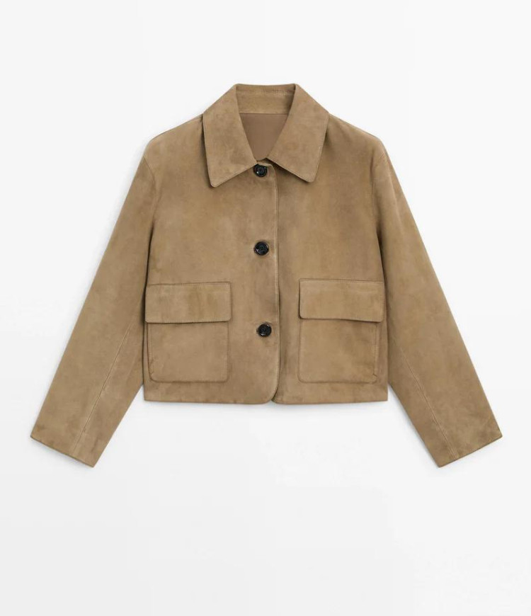 Street-wave Suede Jacket For Women - Timeless Classic Fit In Premium Velour Leather