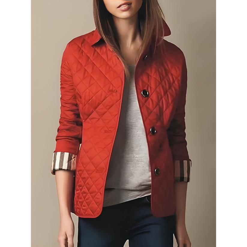Street-Wave Quilted Padded Jacket Lotte Lightweight Warm Urban Women Transitional Wear
