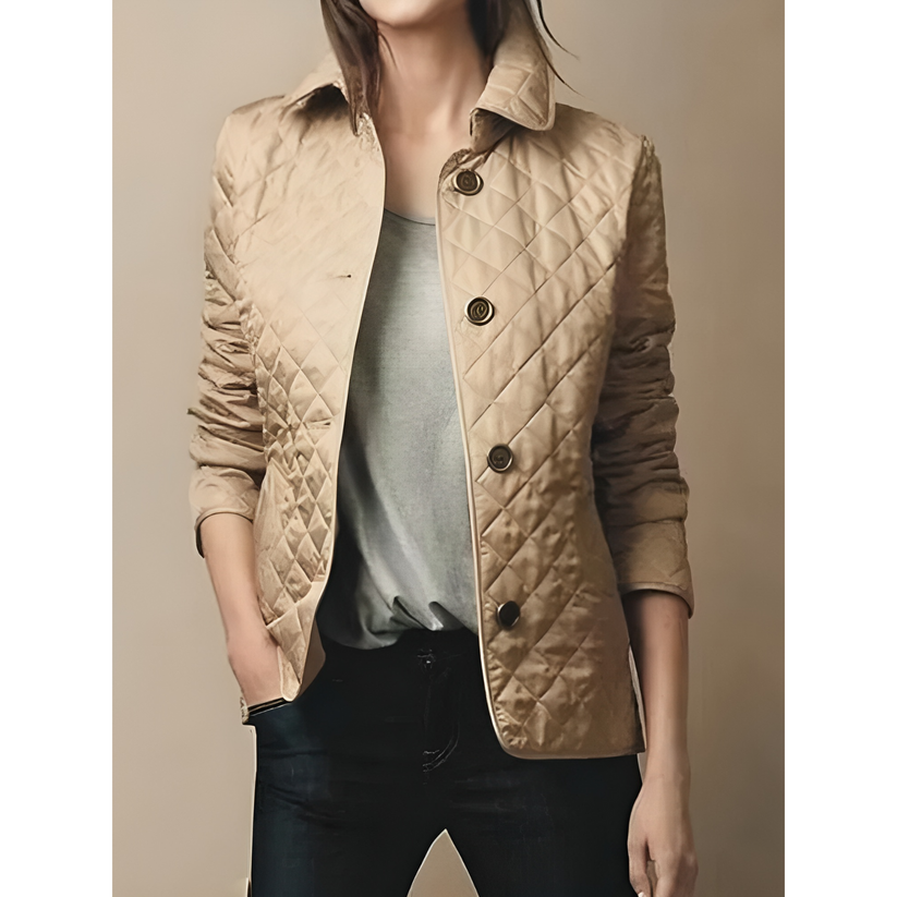 Street-Wave Quilted Padded Jacket Lotte Lightweight Warm Urban Women Transitional Wear
