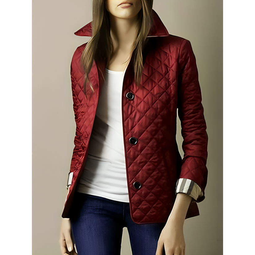 Street-Wave Quilted Padded Jacket Lotte Lightweight Warm Urban Women Transitional Wear