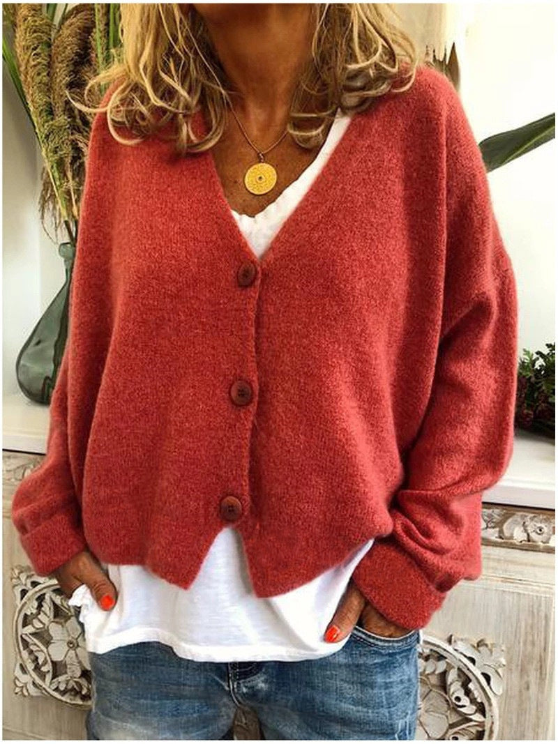 Street-wave Women Cozy Knit Cardigan Chic Versatile Office To Weekend Wear For Women