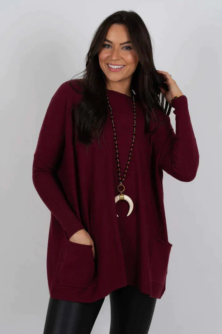 Street Wave Cozy Autumn Knit Pullover For Women All Day Comfort And Warmth Chic Office Casual