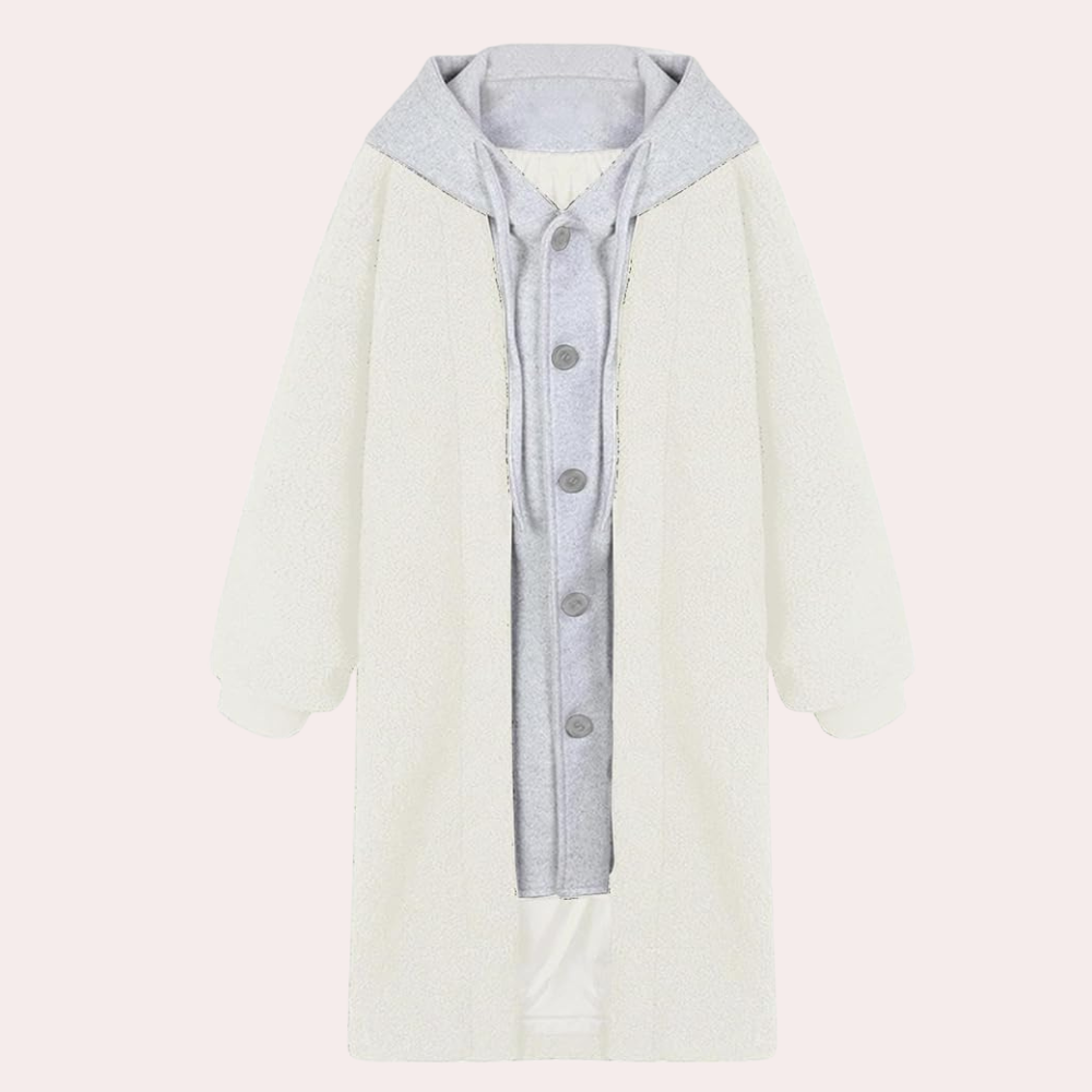 Street-wave Isla Long Coat Hooded Winter Outerwear For Women Ultra Warm And Cozy Versatile Everyday Coat