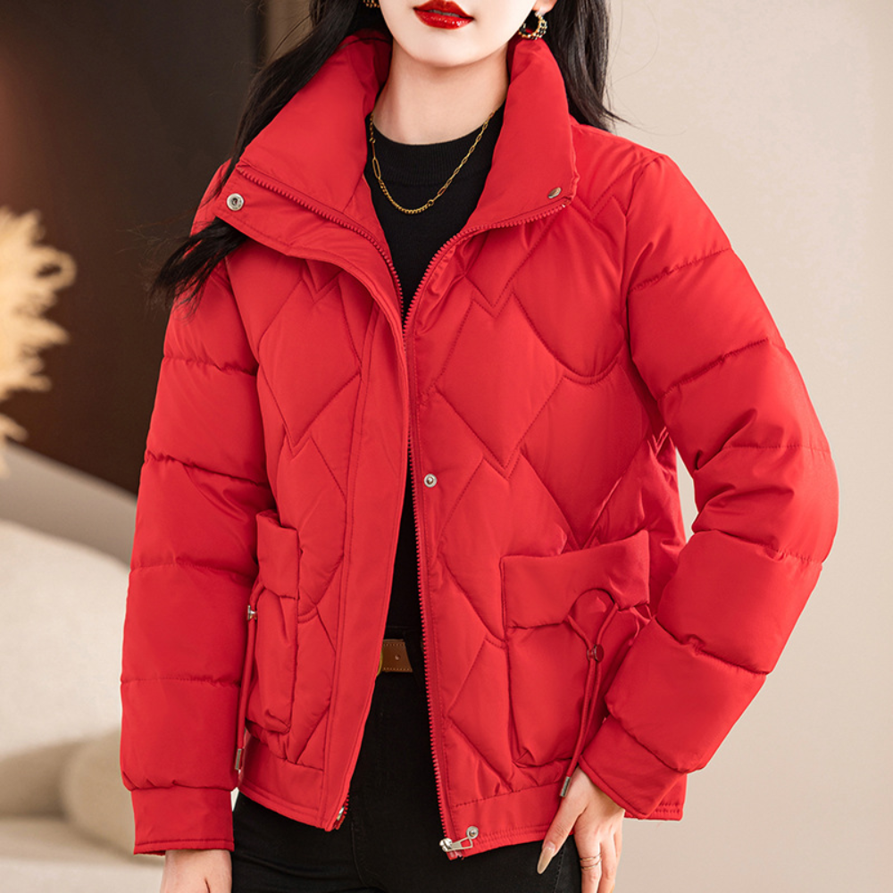 Street-Wave Luxurious Womens Quilted Winter Jacket With Premium Insulation And Timeless Style