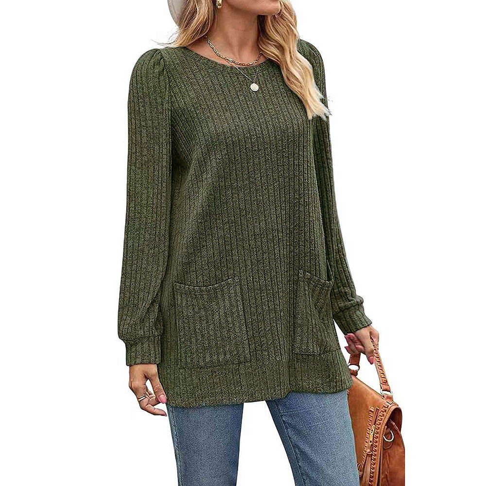 Bjarke Knit Dress for Fall and Winter with Pockets for Women