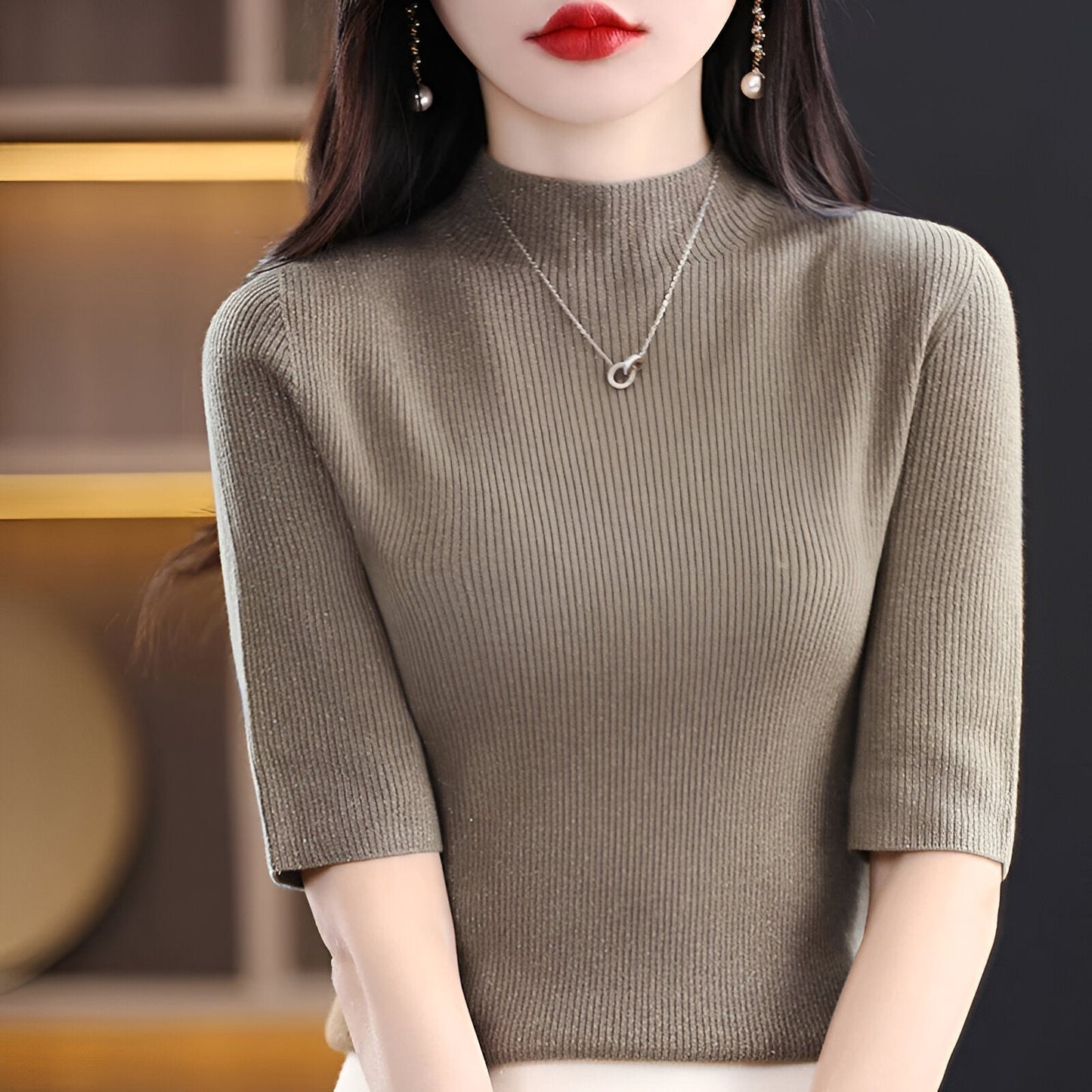 Street Wave Jara Pullover Effortless Chic Short Sleeve Knit For Women Versatile Breathable Comfort