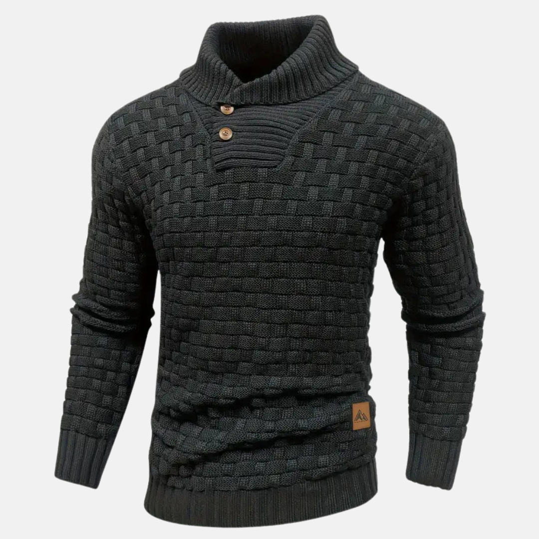 Streetwave Mens Knit Sweater Timeless Comfort Versatile Soft Breathable Wool Blend For Modern Men