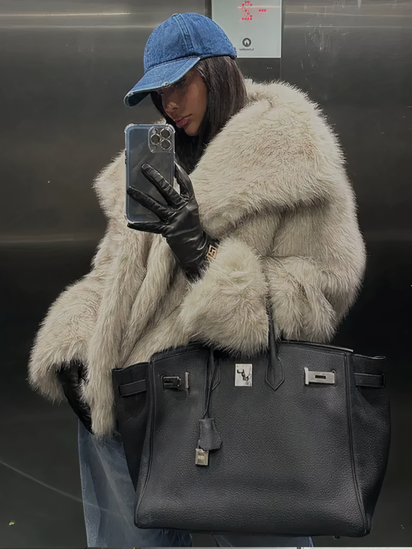 Street Wave Faux Fur Winter Jacket For Women Luxurious Warmth And Style With Plush Fur Trim