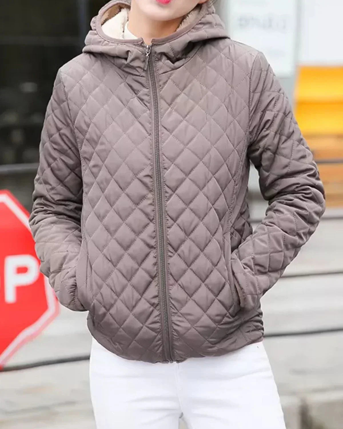 Street Wave Ellia Warm Quilted Winter Jacket For Women With Cozy Lined Interior Everyday Use