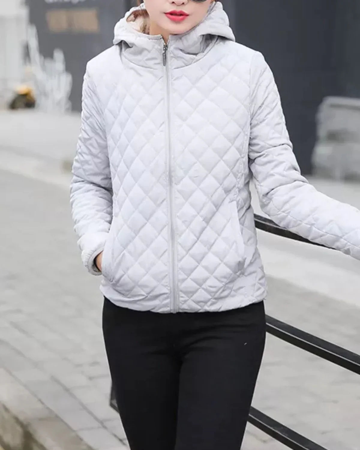 Street Wave Ellia Warm Quilted Winter Jacket For Women With Cozy Lined Interior Everyday Use