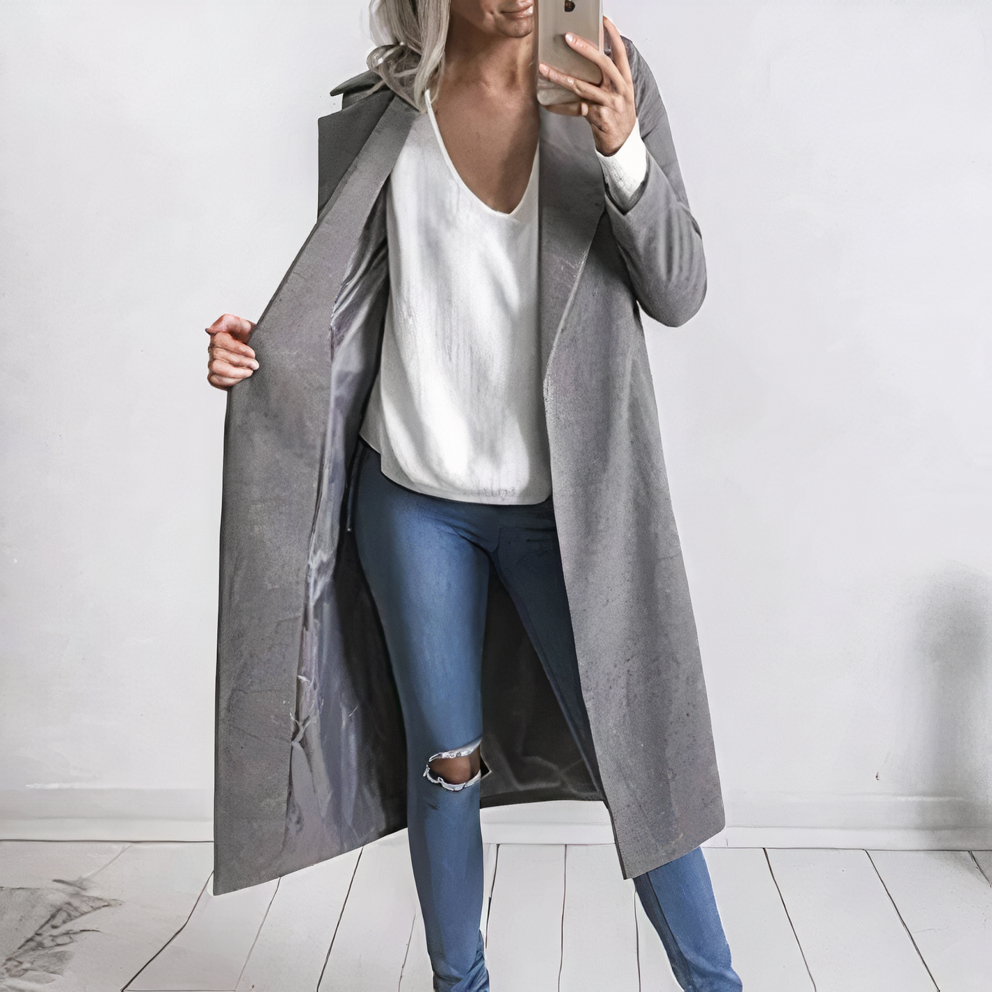Street Wave Professional Long Sleeve Blazer For Women Elegant Tailored Officewear