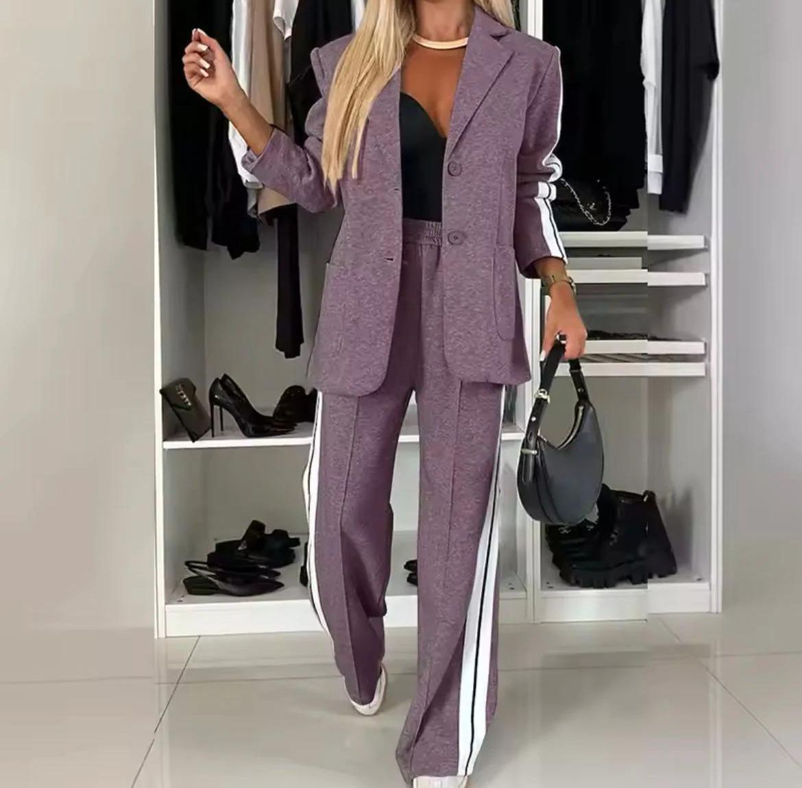 Emme Women Blazer Set With Tailored Fit For Effortless Elegance And Versatility For Work And Weekend