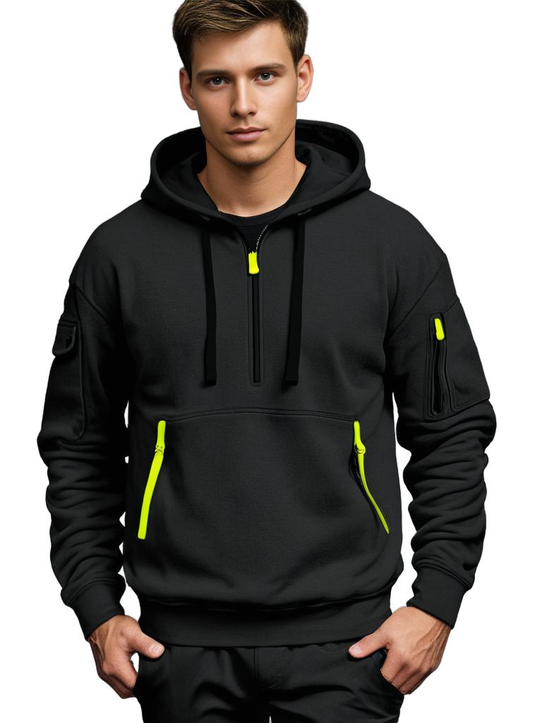 Street-wave Men's Hoodie Sweatshirt With Premium Comfort, Soft Inner, Front Kangaroo Pocket