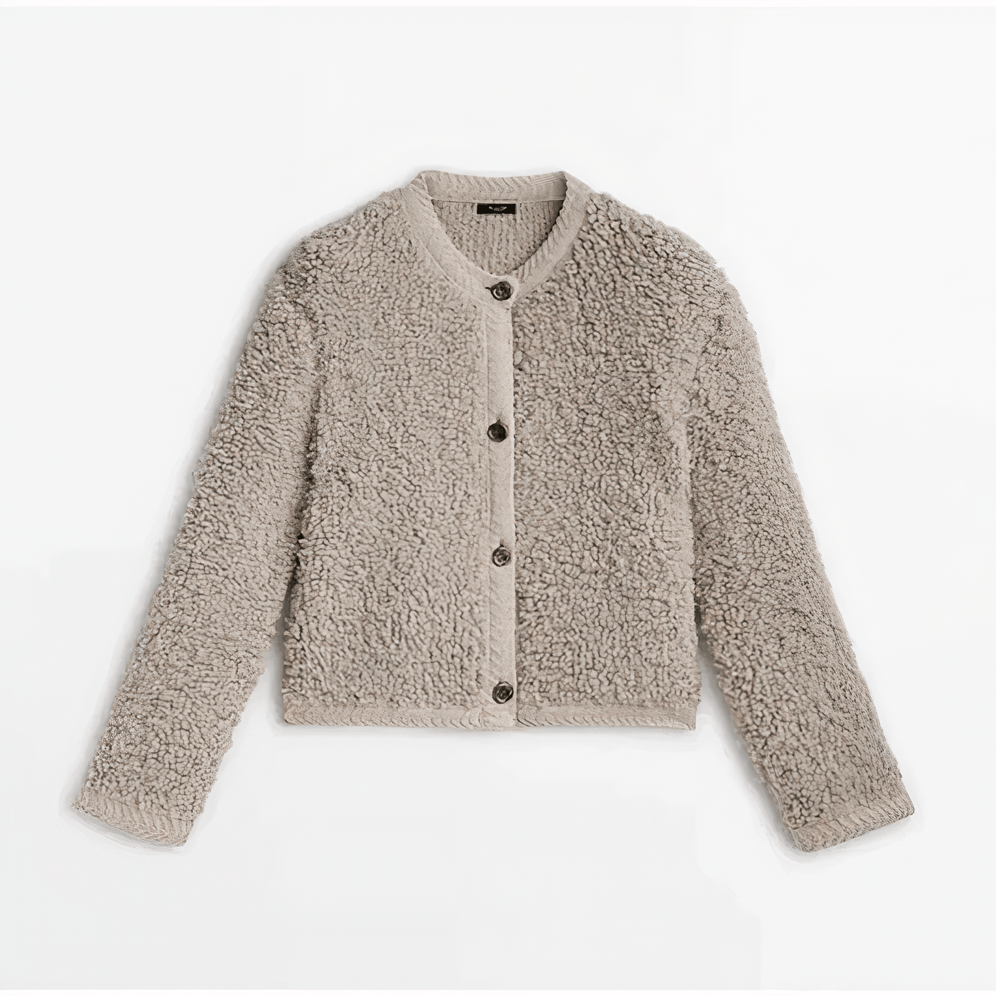Street-Wave Boucle Cardigan For Women Cozy Warmth Soft Texture Stylish Everyday Wear