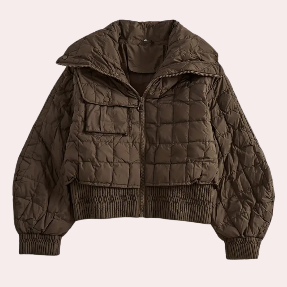 Street Wave Puffer Jacket For Women Warm Insulated Winter Coat With Cozy Fit Premium Warmth