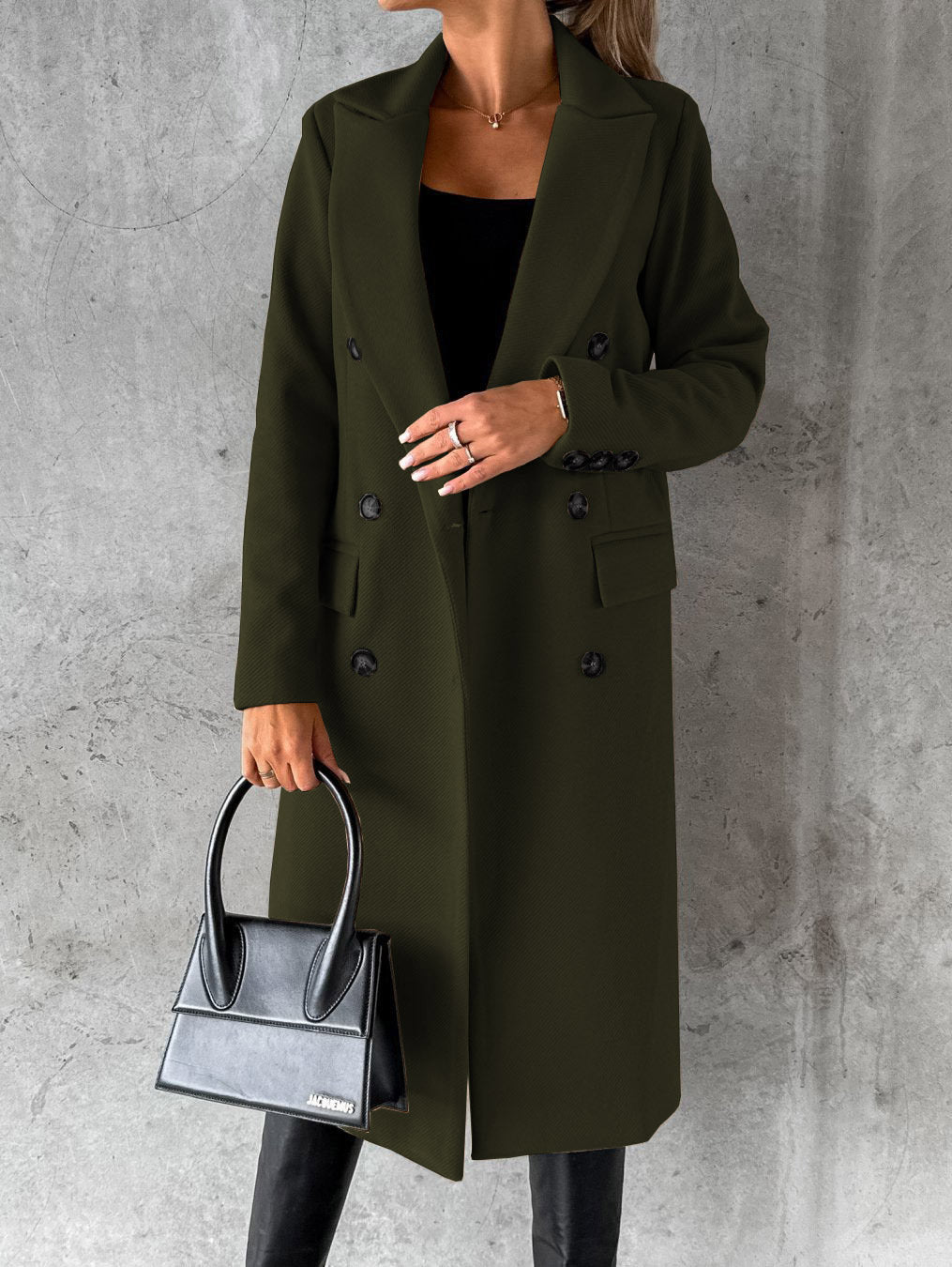 Street-wave Camel Wool Coat For Women Timeless Chic And Comfortable Versatile Outerwear