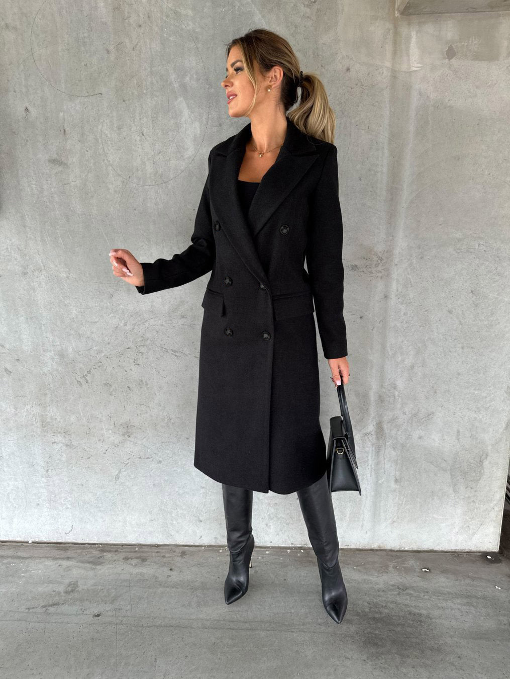 Street-wave Camel Wool Coat For Women Timeless Chic And Comfortable Versatile Outerwear