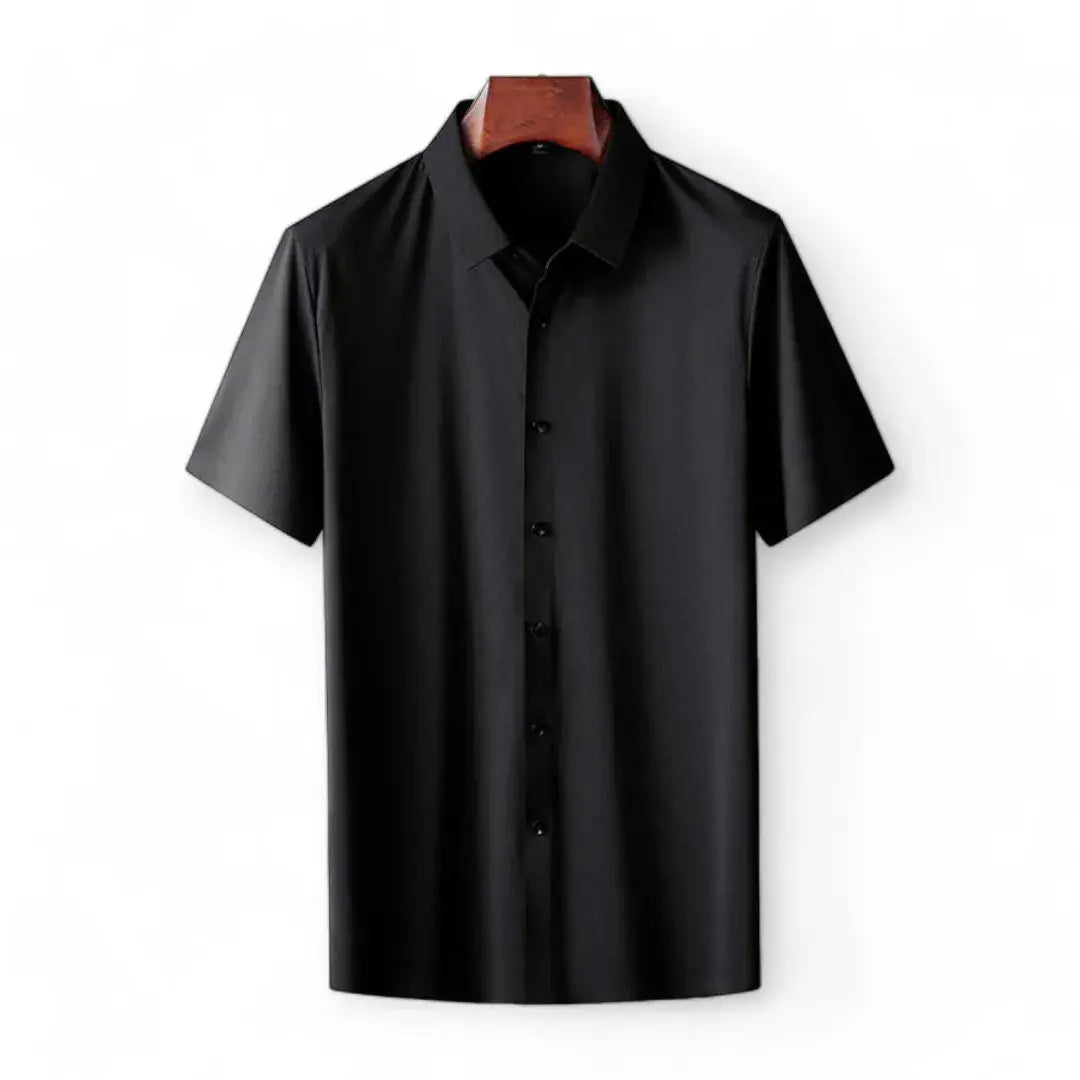 Emerson Langford Short Sleeve Button Front Casual Shirt Teal Men's Wardrobe Essential Buy 3 Get 2 Free