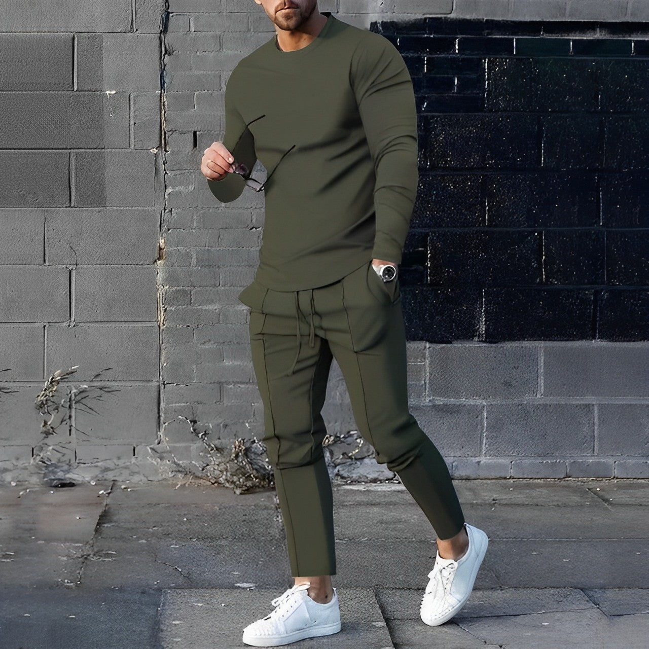 Streetwave Tyler Mens Pullover And Trousers Set Premium Warmth And Cozy Comfort For Men