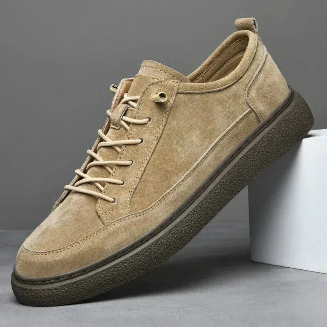 Eric Classic Suede Sneakers for Men Cushioned Comfort with Durable Rubber Sole Smart Casual Style by Street-Wave
