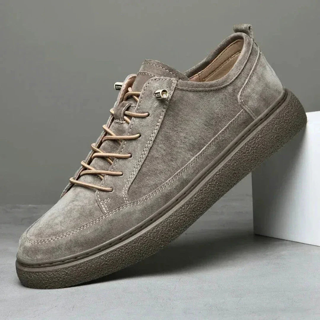 Eric Classic Suede Sneakers for Men Cushioned Comfort with Durable Rubber Sole Smart Casual Style by Street-Wave