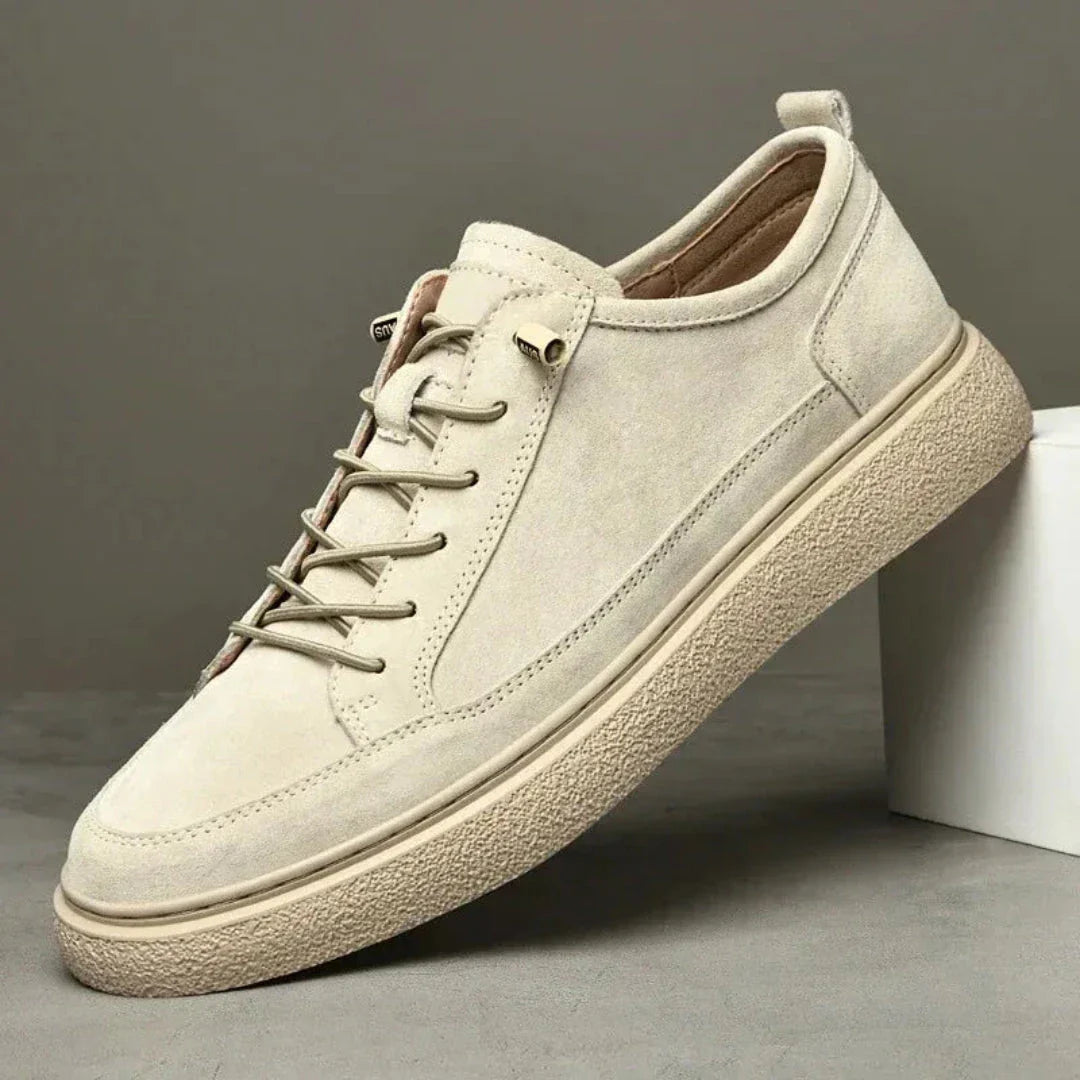 Eric Classic Suede Sneakers for Men Cushioned Comfort with Durable Rubber Sole Smart Casual Style by Street-Wave