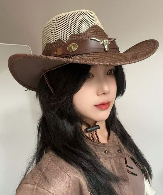 Chapeau de cowboy respirant d'extérieur européen et américain - Street-Wave