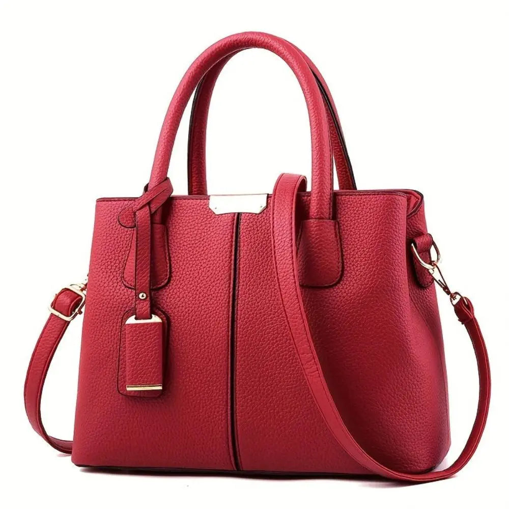 Street-Wave Martha Structured Vegan Leather Handbag For Work