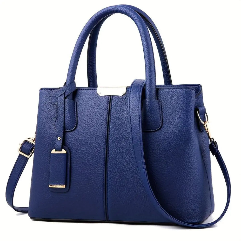 Street-Wave Martha Structured Vegan Leather Handbag For Work