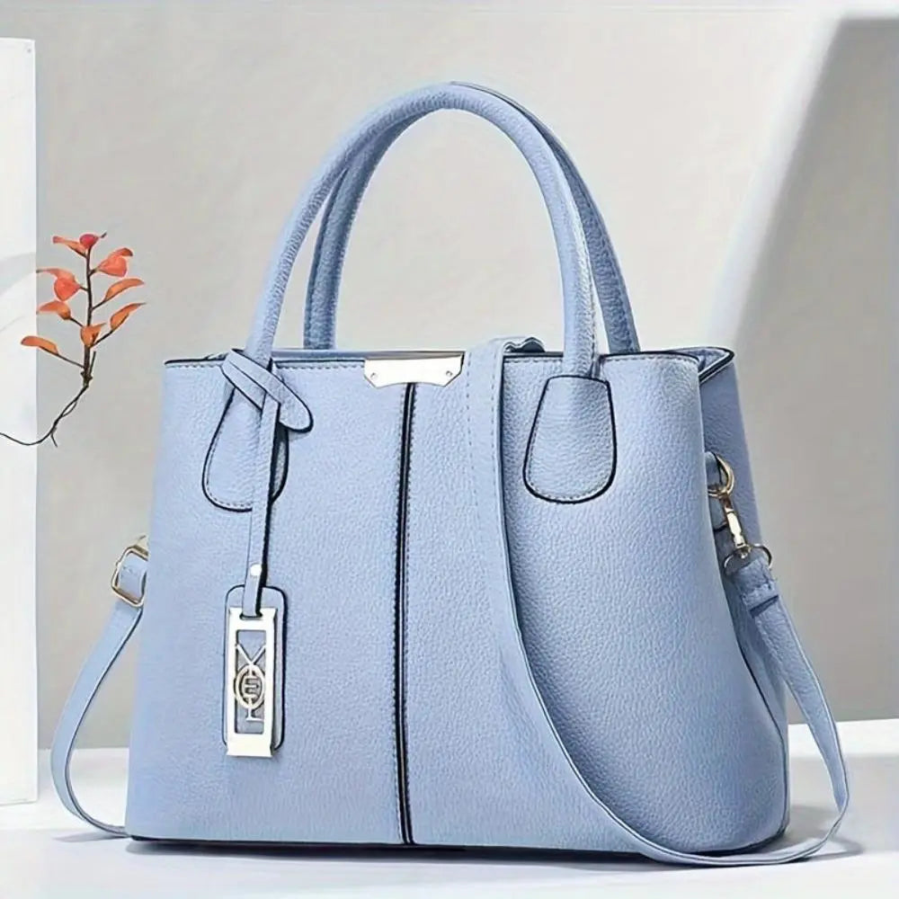 Street-Wave Martha Structured Vegan Leather Handbag For Work