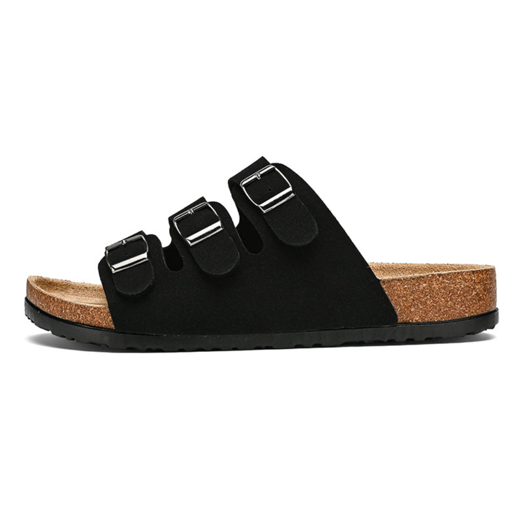 Ezrah Suede Buckle Sandals