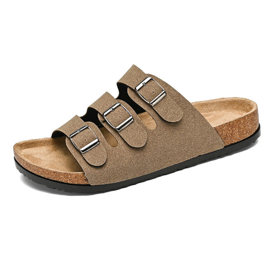 Ezrah Suede Buckle Sandals