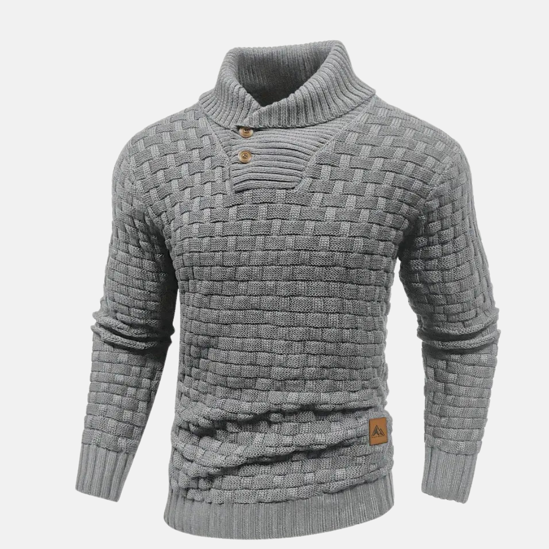 Streetwave Mens Knit Sweater Timeless Comfort Versatile Soft Breathable Wool Blend For Modern Men