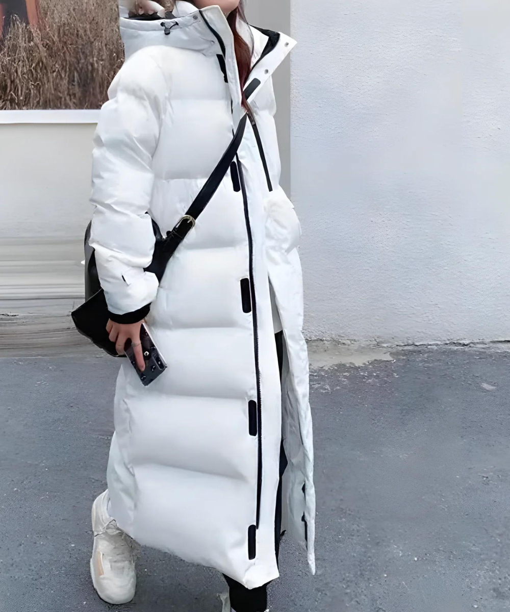 Street-Wave Women's Thick Puffer Fleece Jacket for Winter Warmth and Everyday Style Durable