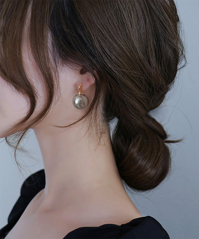 Boucles d'oreilles à tige en perles dorées et cuivre surdorées - Street-Wave