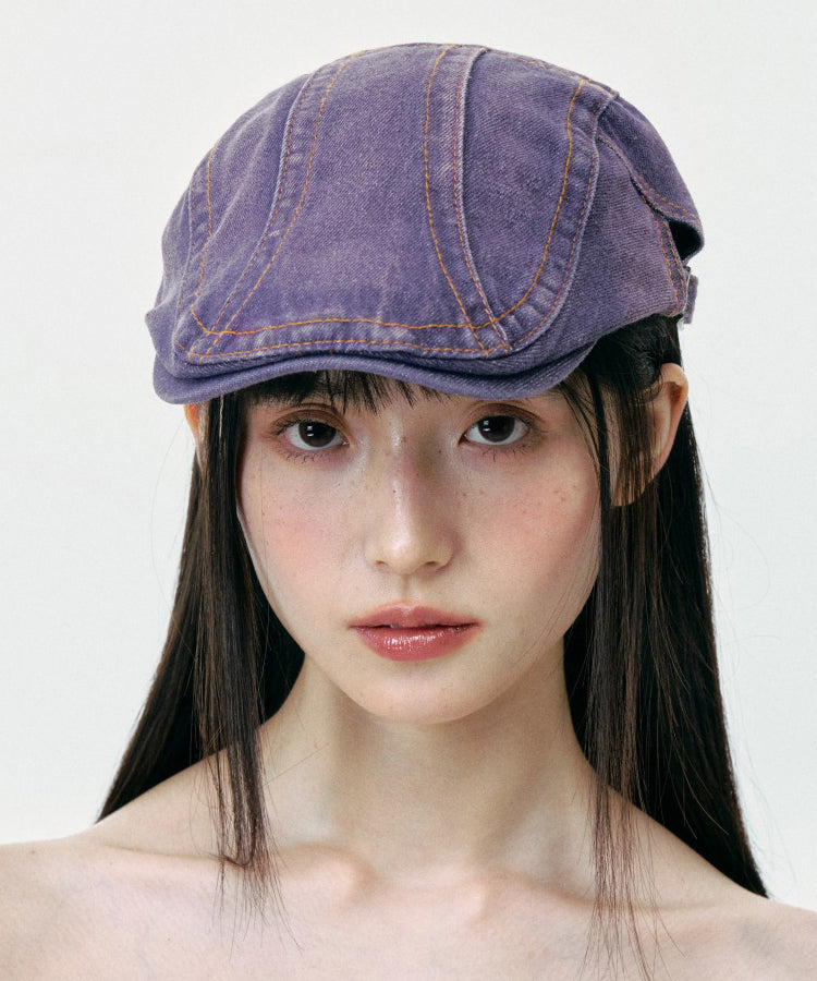 Chapeau breton en denim violet Fashion Street - Street-Wave