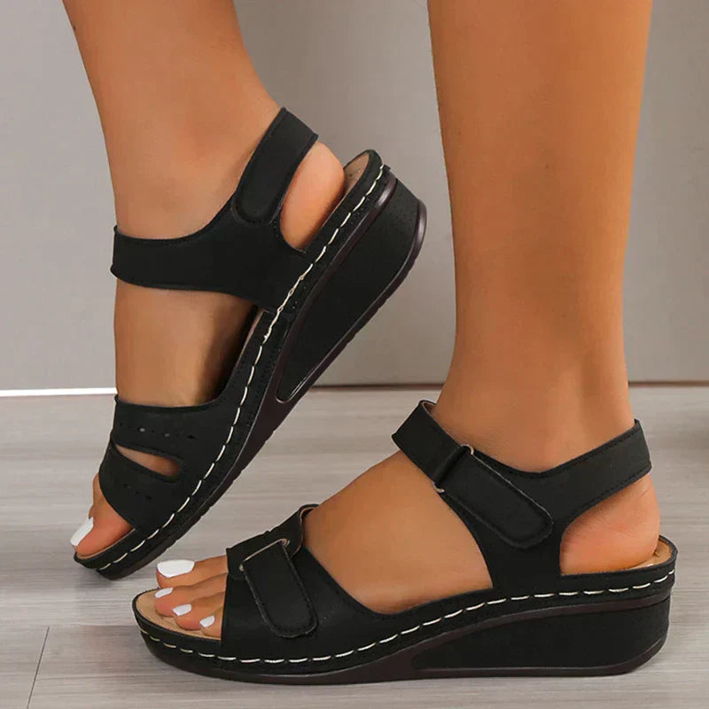 Orthopedic Sandals Women Street Wave Callie Eco PU Leather