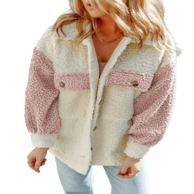 Street Wave Women's Sherpa Cardigan, Cozy Warmth, Durable Comfort, Winter Trend Wear, Orthopedic Inspired