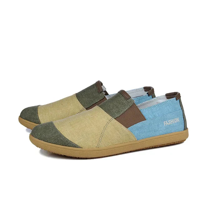 Streetwave Mens Multicolor Slip On Loafers For Summer Casual Comfort With Versatile Color Block Design