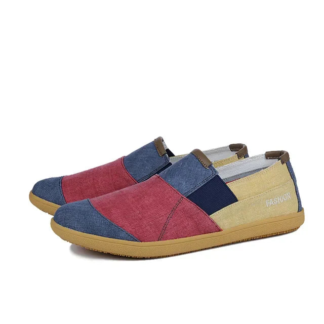 Streetwave Mens Multicolor Slip On Loafers For Summer Casual Comfort With Versatile Color Block Design