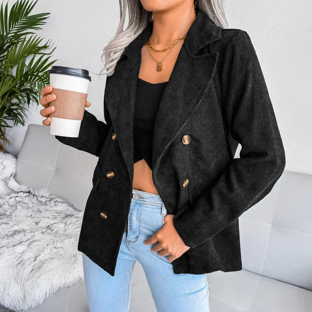 Streetwave Womens Winter Blazer Stylish Warmth For Cold Days With Refined Design