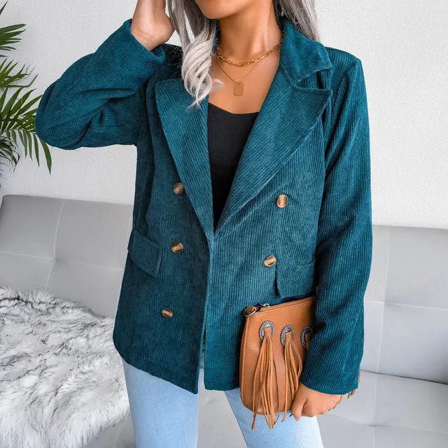 Streetwave Womens Winter Blazer Stylish Warmth For Cold Days With Refined Design