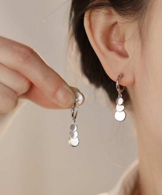 Boucles d'oreilles pendantes à pampilles en soie fine et cuivre surdoré - Street-Wave