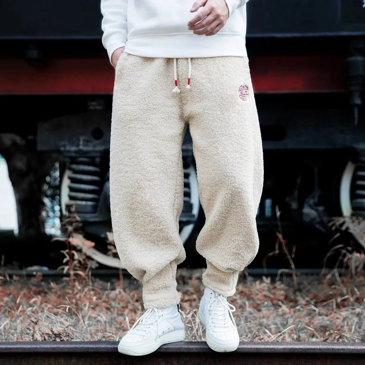Giardino Urban Fleece Joggers With Drawstring Waist Plush Polar Fleece Cozy Eco Friendly Comfort By Street-Wave