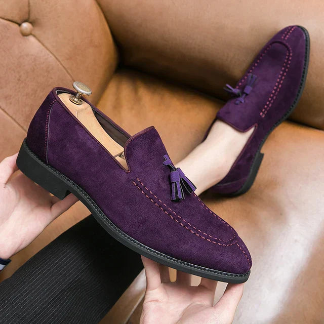 TrendMann Suede Tassel Loafers For Men Slip On Comfort UrbanSpring Style Premium Everyday Wear