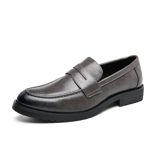 PrestigeLux RoyalStyle Mens Loafers Premium Leather Casual Shoes For Men British Luxury